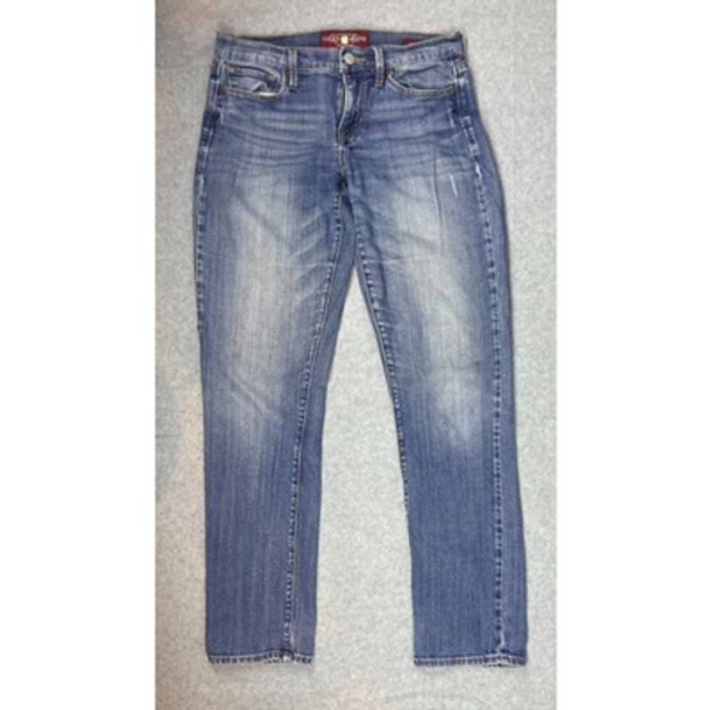 Lucky Brand Jeans Women's‎ Size 4 Sofia Straight Distressed Mid Rise